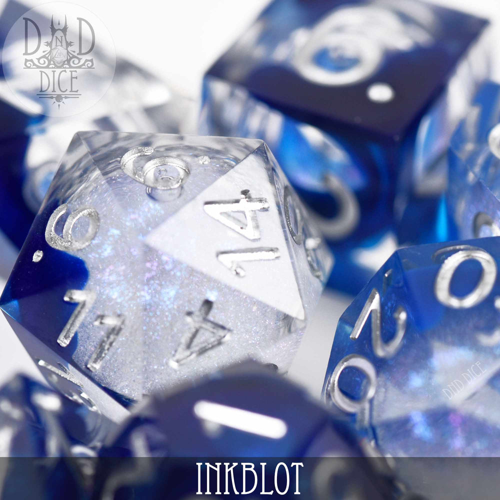 Inkblot Liquid Core Dice Set (Online Order Only)