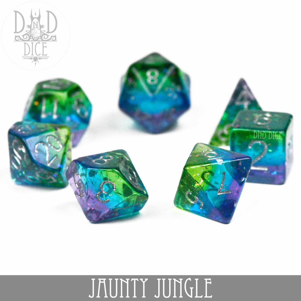 Jaunty Jungle Dice Set (Online Order Only)