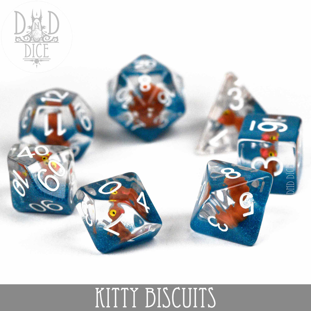 Kitty Biscuits Dice Set (Online Order Only)