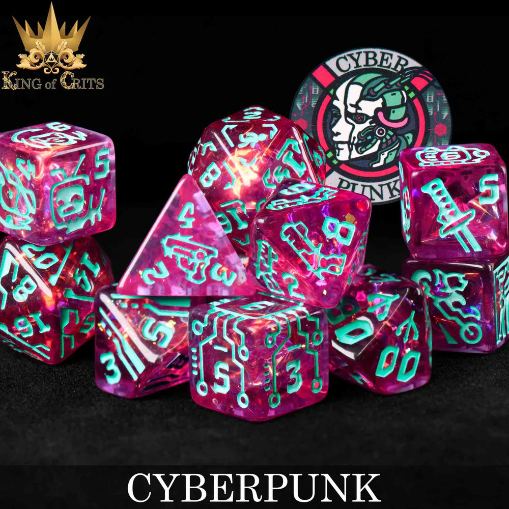 Cyberpunk - 11 Dice Set (Online Order Only)