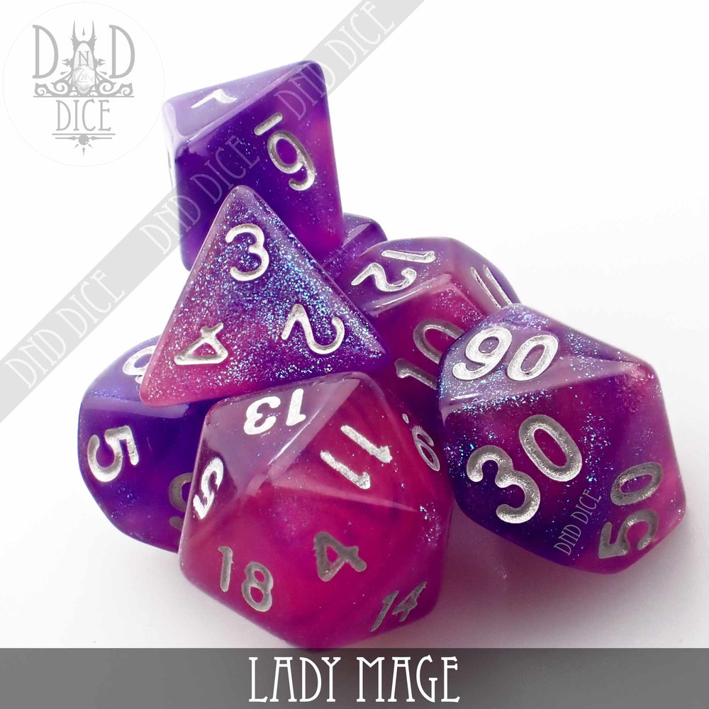 Lady Mage Dice Set (Online Order Only)