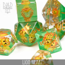 Lion Heart Dice Set (Online Order Only)