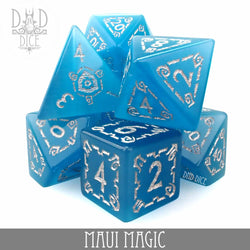 Maui Magic Cat's Eye Dice Set (Gift Box) (Online Order Only)