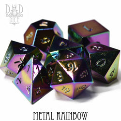 Metal Rainbow Dice Set (Online Order Only)