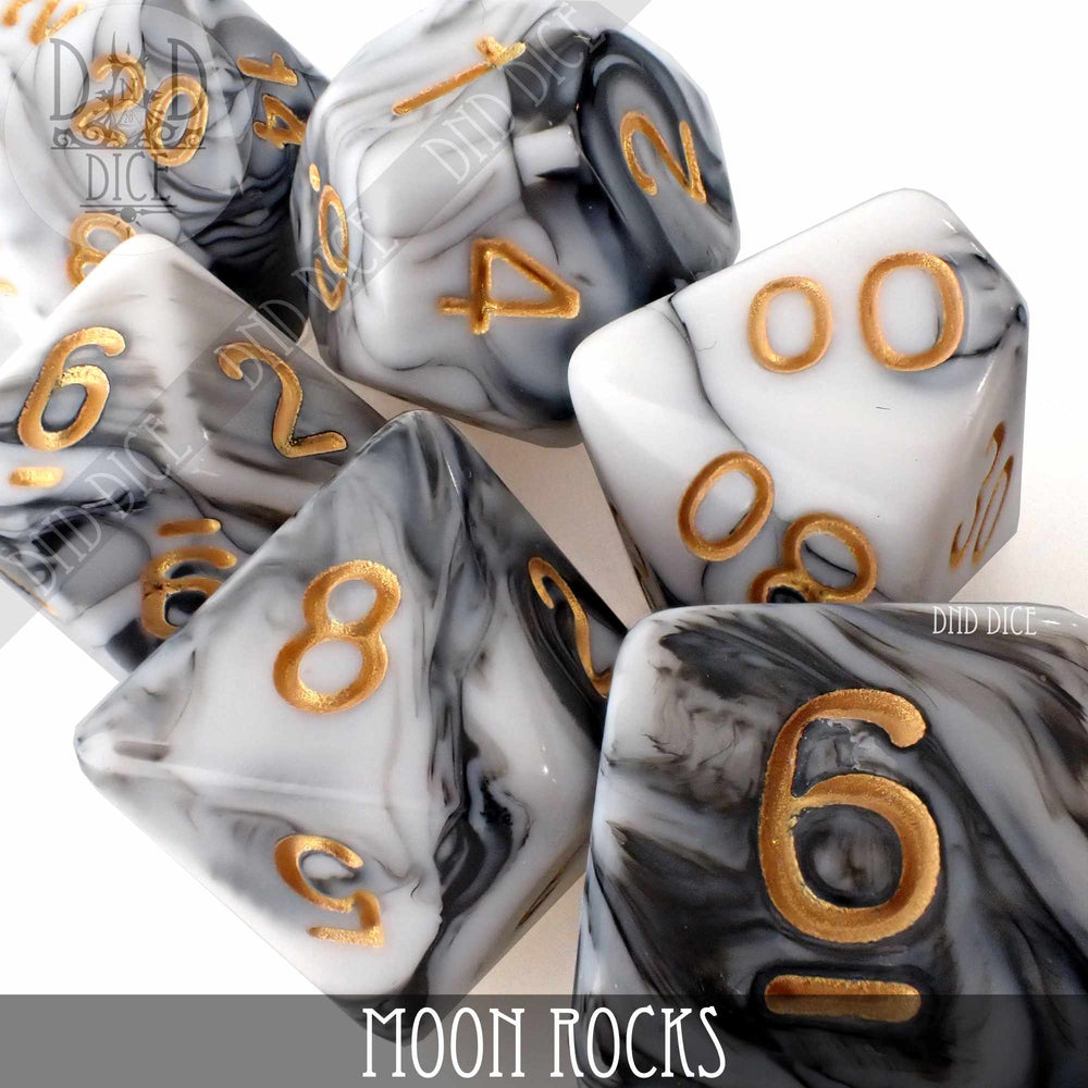 Moon Rocks 7 or 11 Dice Set (Online Order Only)