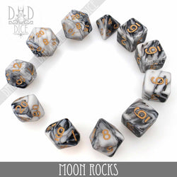 Moon Rocks 7 or 11 Dice Set (Online Order Only)