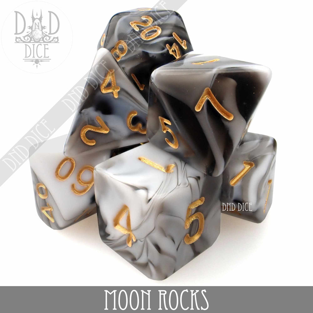 Moon Rocks 7 or 11 Dice Set (Online Order Only)