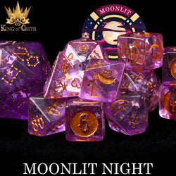 Moonlit Night 12 Dice Set (Online Order Only)