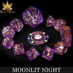 Moonlit Night 12 Dice Set (Online Order Only)