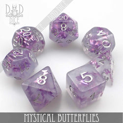 Mystical Butterflies Dice Set (Online Order Only)