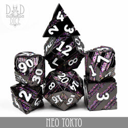 Neo Tokyo Metal Dice Set (Online Order Only)