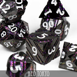 Neo Tokyo Metal Dice Set (Online Order Only)