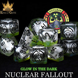 Nuclear Fallout 11 Dice Set (Glow) (Online Order Only)