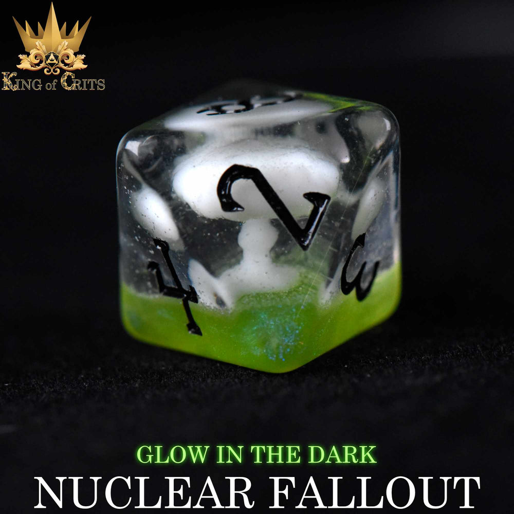 Nuclear Fallout 11 Dice Set (Glow) (Online Order Only)