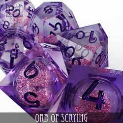 Orb of Scrying Liquid Core Dice Set (Online Order Only)