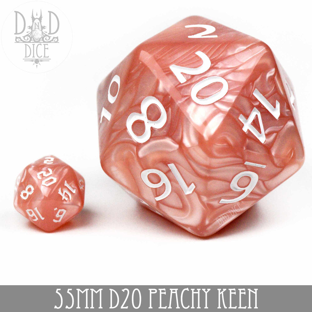 55mm D20 - Peachy Keen (Online Order Only)