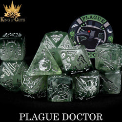 Plague Doctor - 11 Dice Set