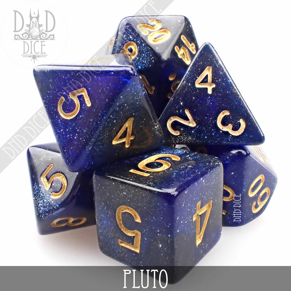 Pluto Galaxy Dice Set (Online Order Only)