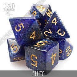 Pluto Galaxy Dice Set (Online Order Only)