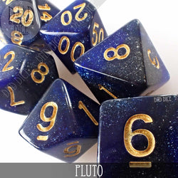 Pluto Galaxy Dice Set (Online Order Only)