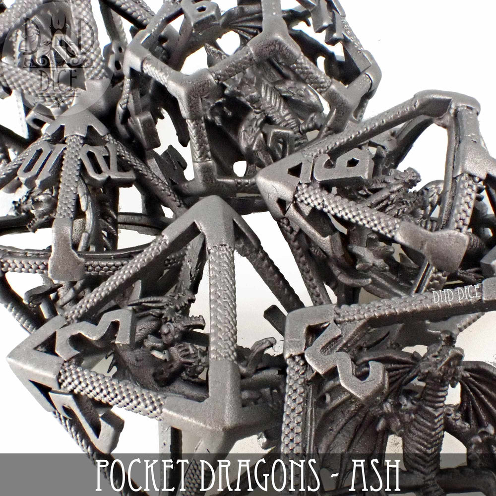 Pocket Dragons Ash - Metal Dice Set (Gift Box) (Online Order Only)