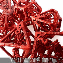 Pocket Dragons Cinder - Metal Dice Set (Gift Box) (Online Order Only)