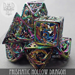 Prismatic Dragon Metal Dice Set (Gift Box) (Online Order Only)