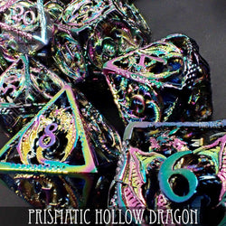 Prismatic Dragon Metal Dice Set (Gift Box) (Online Order Only)