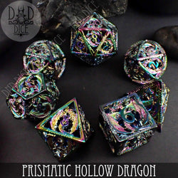 Prismatic Dragon Metal Dice Set (Gift Box) (Online Order Only)