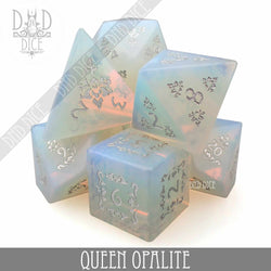 Queen Opalite Dice Set (Gift Box) (Online Order Only)