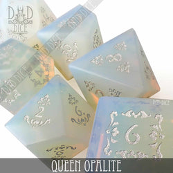 Queen Opalite Dice Set (Gift Box) (Online Order Only)