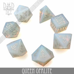 Queen Opalite Dice Set (Gift Box) (Online Order Only)