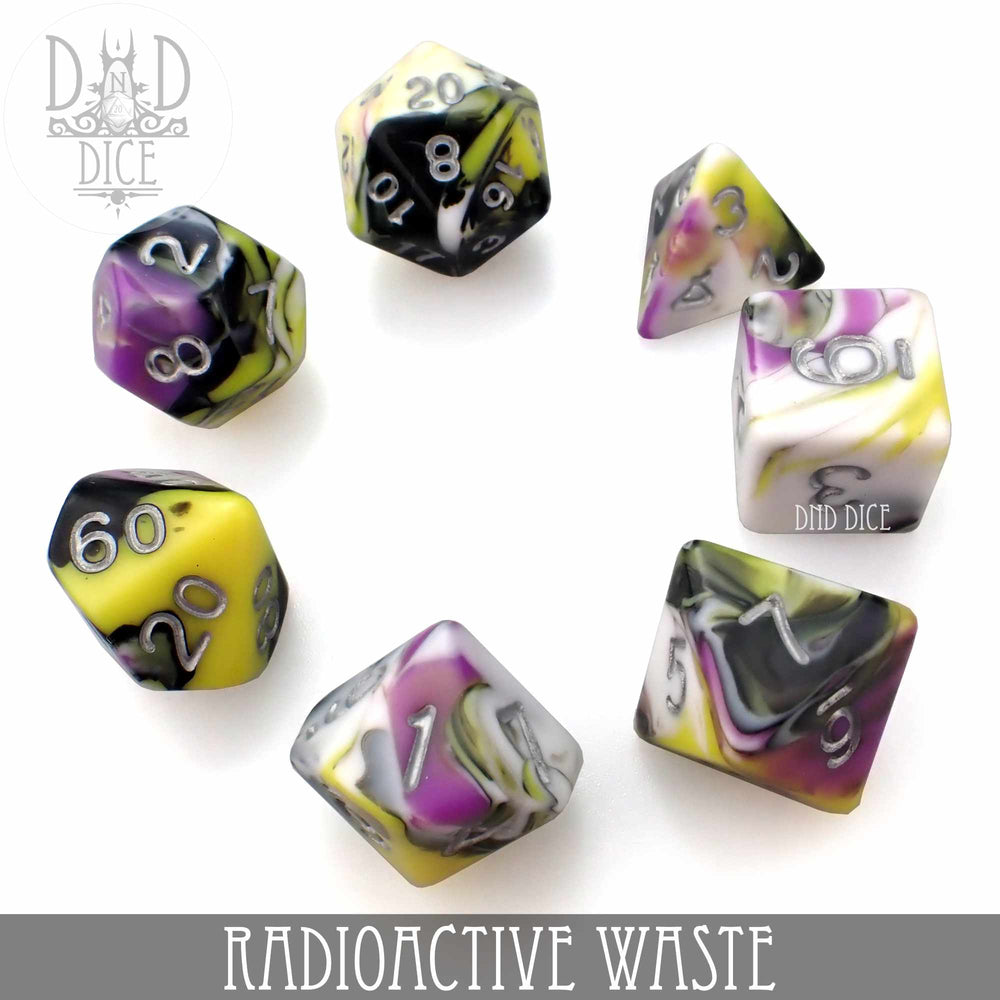 Radioactive Waste Dice Set (Online Order Only)