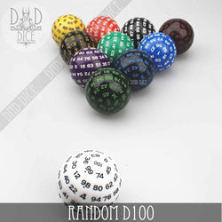 D100 Single Oversize Dice (Random Color) (Online Order Only)