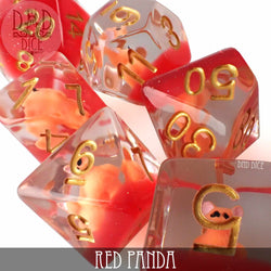 Red Panda Dice Set (Online Order Only)