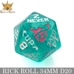 Rick Rolled 34mm D20 (Online Order Only)