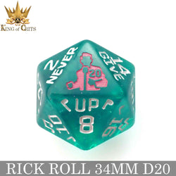Rick Rolled 34mm D20 (Online Order Only)