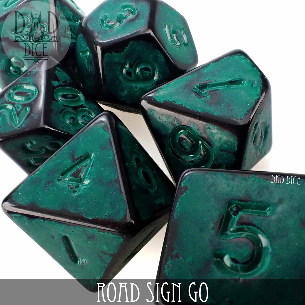 Road Sign Go Dice Set (Online Order Only)