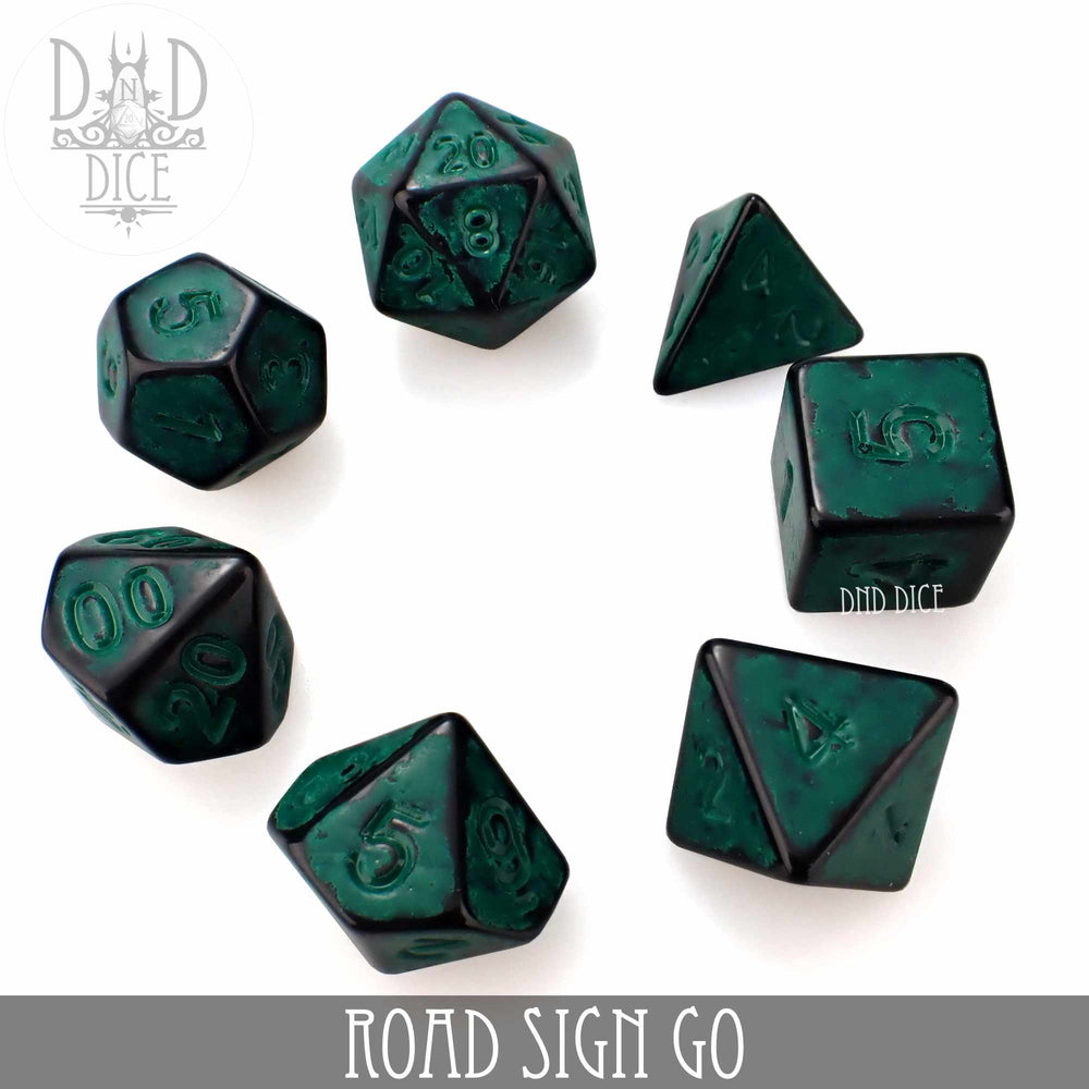Road Sign Go Dice Set (Online Order Only)