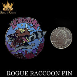 Rogue Raccoon Enamel Pin (Online Order Only)