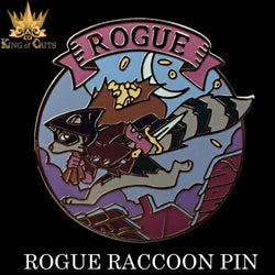 Rogue Raccoon Enamel Pin (Online Order Only)