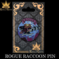 Rogue Raccoon Enamel Pin (Online Order Only)