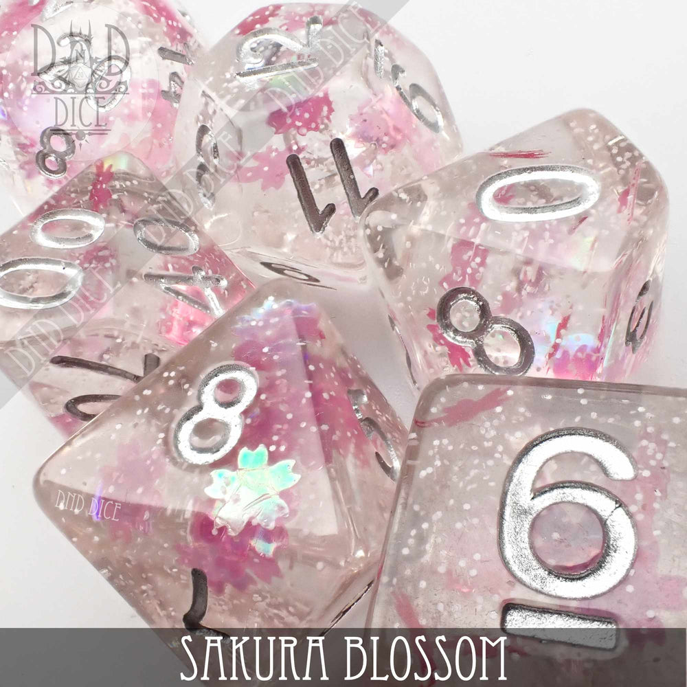 Sakura Blossom Dice Set (Online Order Only)