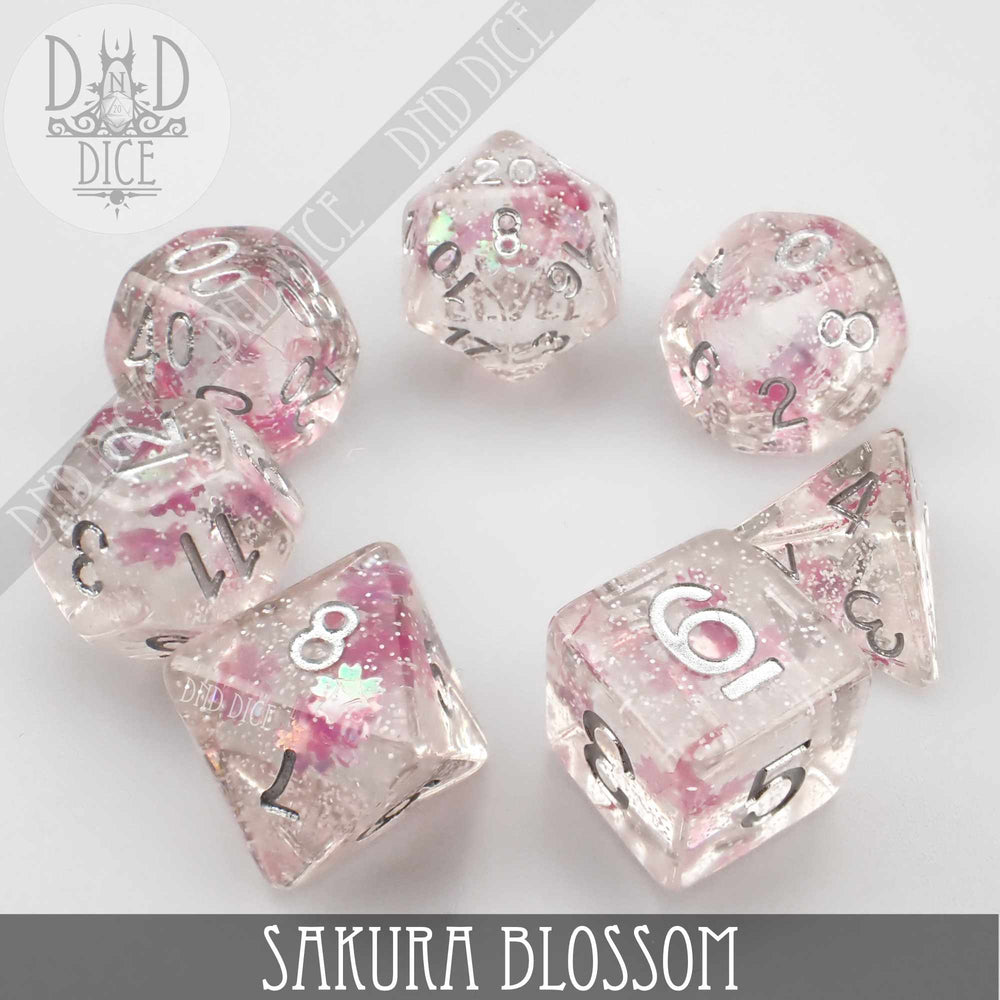 Sakura Blossom Dice Set (Online Order Only)