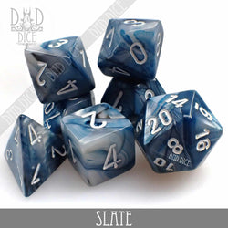 Lustrous Slate Dice Set (Online Order Only)
