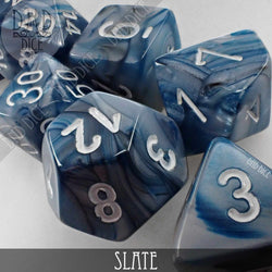 Lustrous Slate Dice Set (Online Order Only)