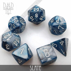 Lustrous Slate Dice Set (Online Order Only)