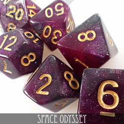 Space Odyssey Galaxy Dice Set (Online Order Only)