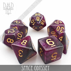 Space Odyssey Galaxy Dice Set (Online Order Only)