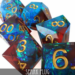 Spark Plug Handmade Dice Set (Online Order Only)